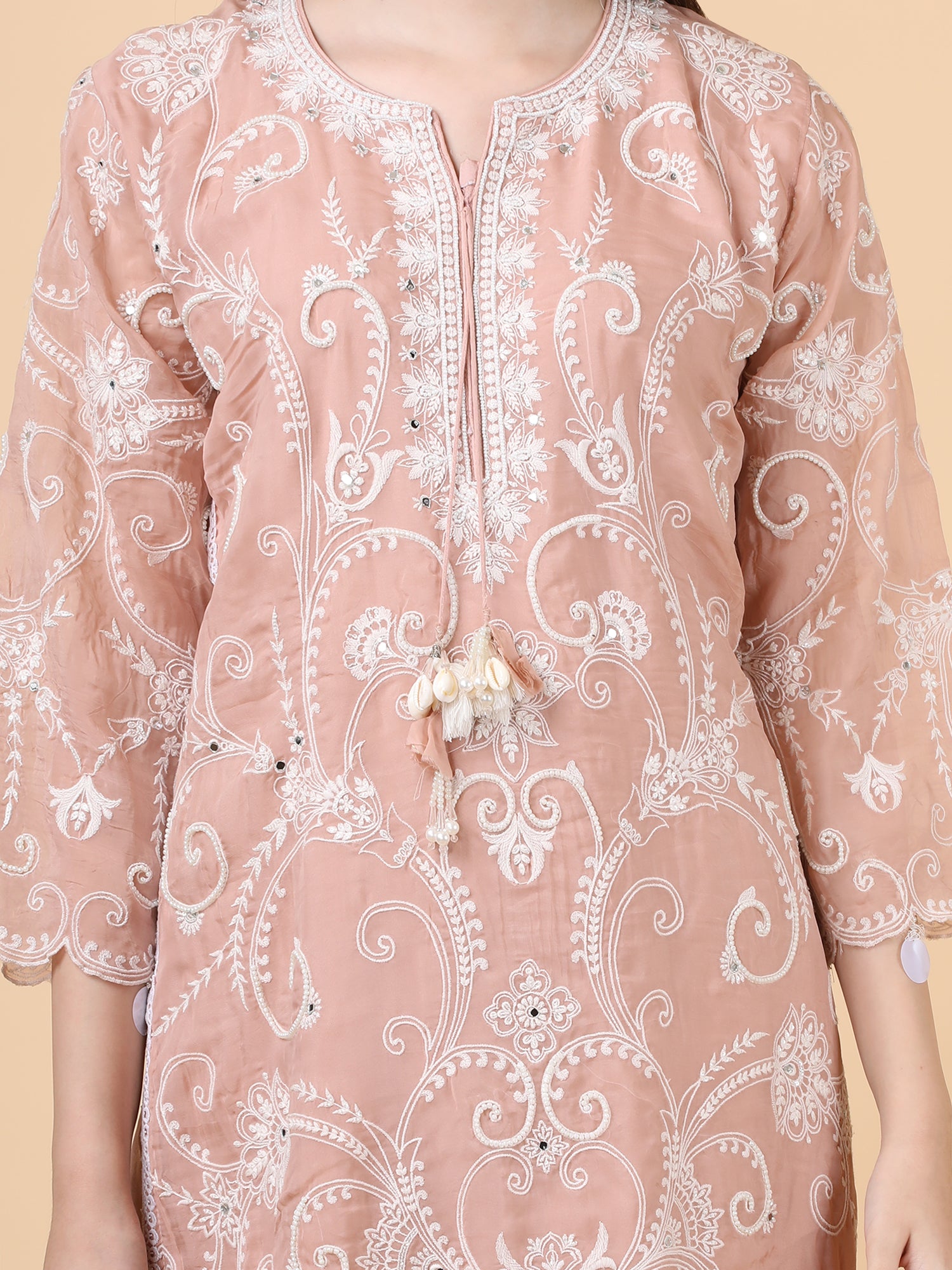 PEACH PAKISTANI SUIT