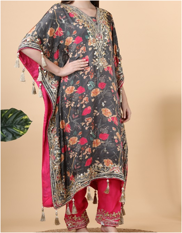 FLORAL KAFTAN