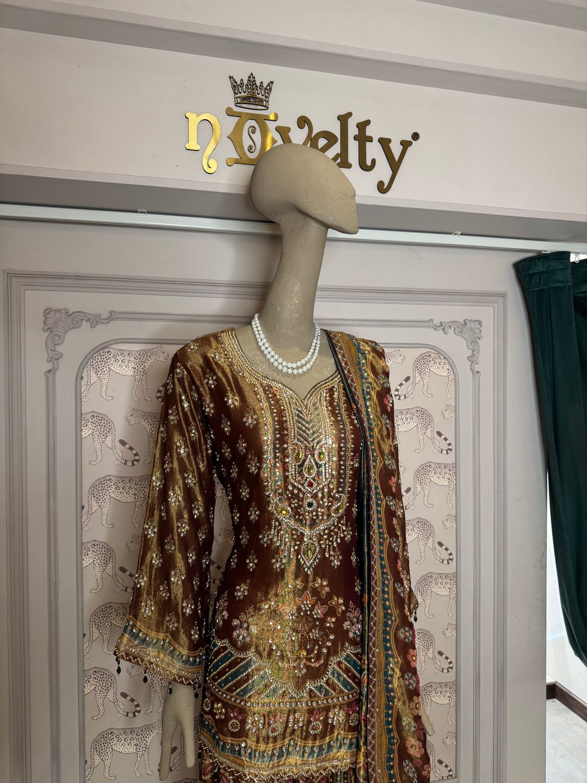 Multicolour Embroidered Designer Sharara Suit