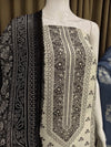 Premium Mal Cotton Monochrome Printed Unstitched Suit with Designer Dupatta