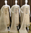 Mal Cotton Embroidered Unstitched Suit Set with Dupatta