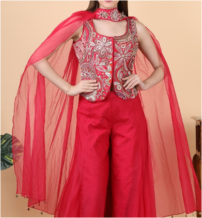 CROPTOP SHARARA STYLE
