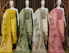 Premium Unstitched Cotton Suit Set with Traditional Krishna & Gopi Embroidery